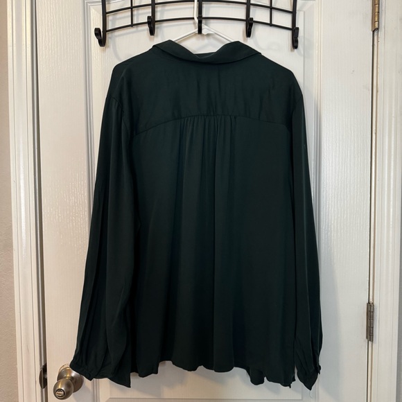 J. Jill Women’s Evergreen Long Sleeve Button Front Tunic Top NWT Size 3XL - Picture 5 of 10